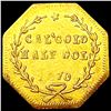 Image 2 : 1870 Octagonal California Gold Half Dollar HIGH GR