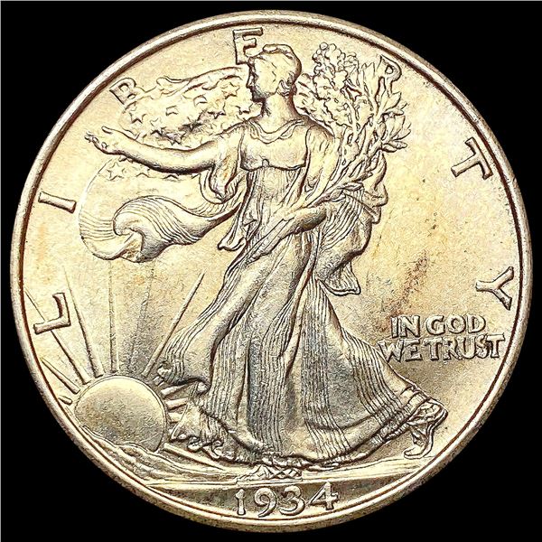 1934 Walking Liberty Half Dollar CHOICE AU