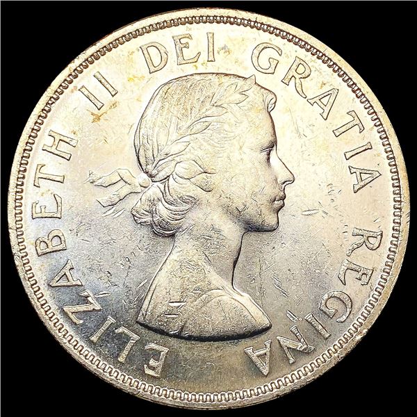 1957 Canada Silver Dollar CHOICE AU