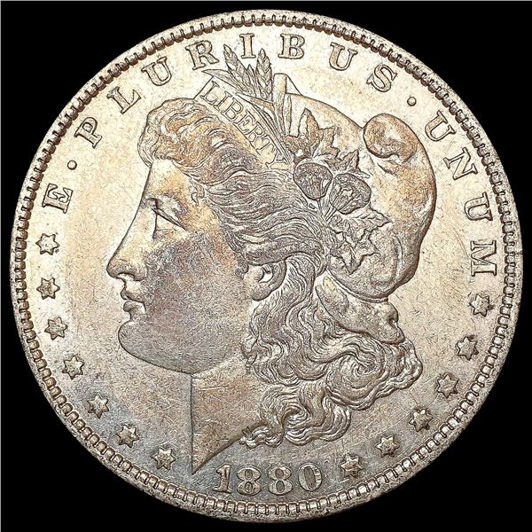 1880-O Morgan Silver Dollar NEARLY UNCIRCULATED