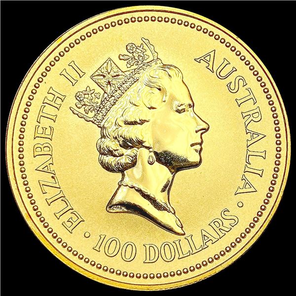 1993 Australia 1oz Gold $100 GEM PROOF