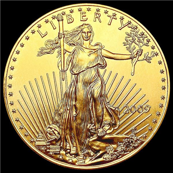 2009 US 1oz Gold $50 Eagle SUPERB GEM BU