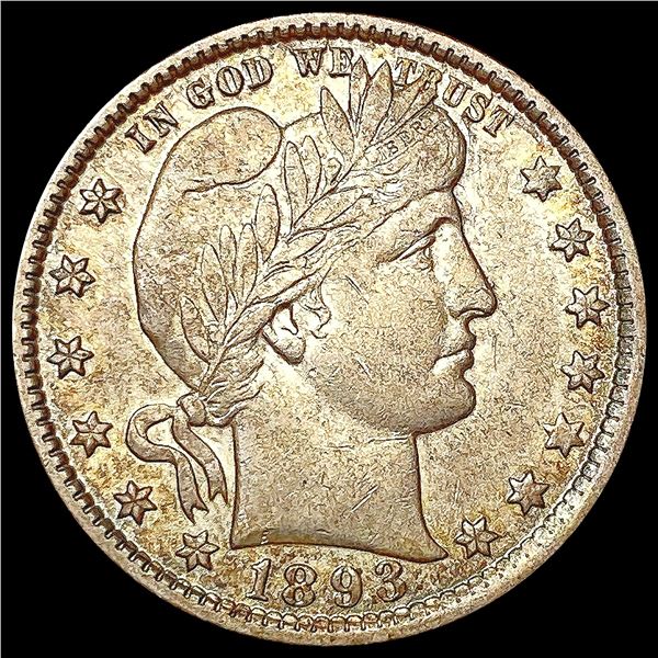 1893-O Barber Quarter CLOSELY UNCIRCULATED