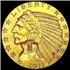 Image 1 : 1911 $5 Gold Half Eagle NEARLY UNCIRCULATED