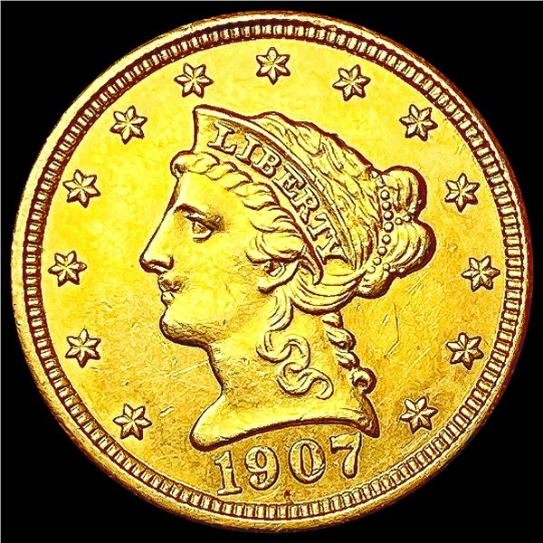 1907 $2.50 Gold Quarter Eagle UNCIRCULATED