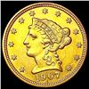 Image 1 : 1907 $2.50 Gold Quarter Eagle UNCIRCULATED