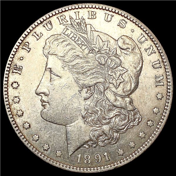 1891-S Morgan Silver Dollar CLOSELY UNCIRCULATED