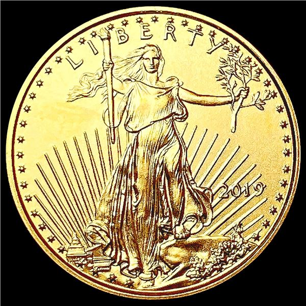 2019 US 1/10oz Gold $5 Eagle SUPERB GEM BU
