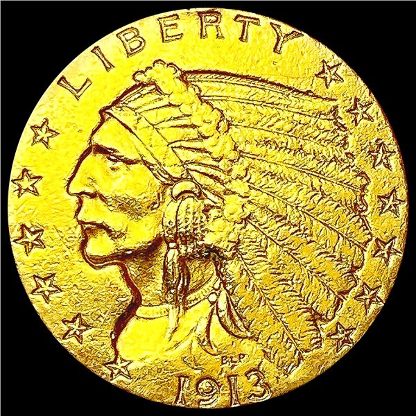 1913 $2.50 Gold Quarter Eagle UNCIRCULATED