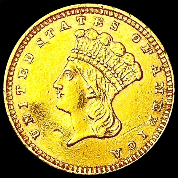 1857 Rare Gold Dollar CLOSELY UNCIRCULATED
