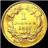 Image 2 : 1857 Rare Gold Dollar CLOSELY UNCIRCULATED