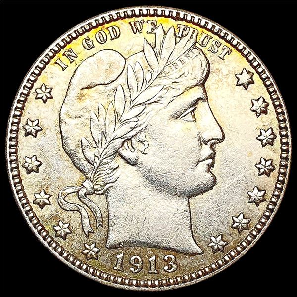 1913-D Barber Quarter CLOSELY UNCIRCULATED