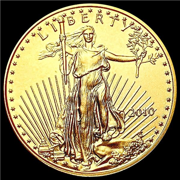 2010 US 1/10oz Gold $5 Eagle SUPERB GEM BU