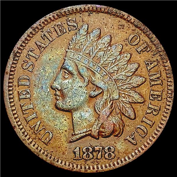 1878 Indian Head Cent NEARLY UNCIRCULATED