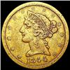 Image 1 : 1844-O $5 Gold Half Eagle NICELY CIRCULATED