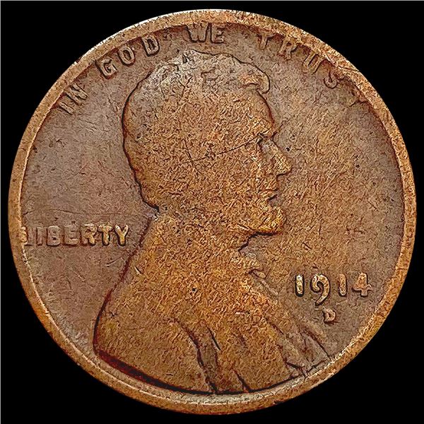1914-D Wheat Cent NICELY CIRCULATED