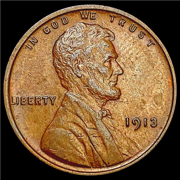 1913 Wheat Cent CLOSELY UNCIRCULATED