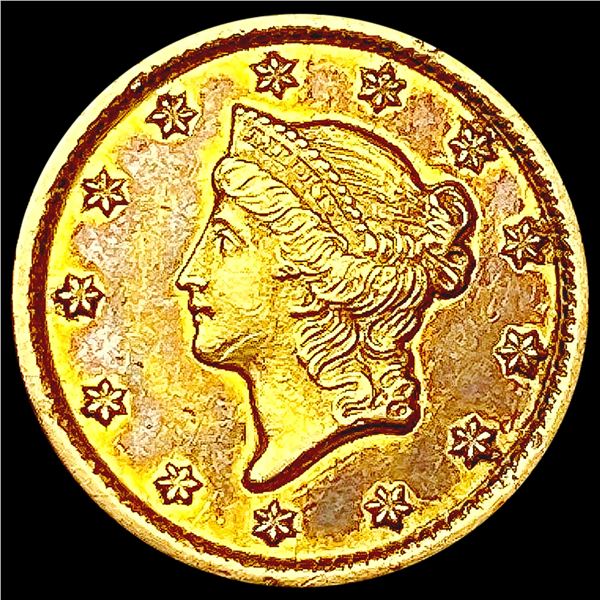 1853-O Rare Gold Dollar CLOSELY UNCIRCULATED