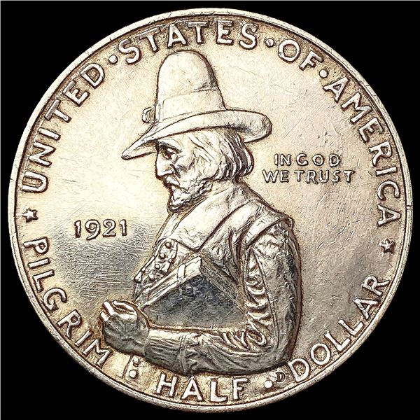 1920 Pilgrim Half Dollar CLOSELY UNCIRCULATED