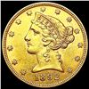 Image 1 : 1892 $5 Gold Half Eagle UNCIRCULATED