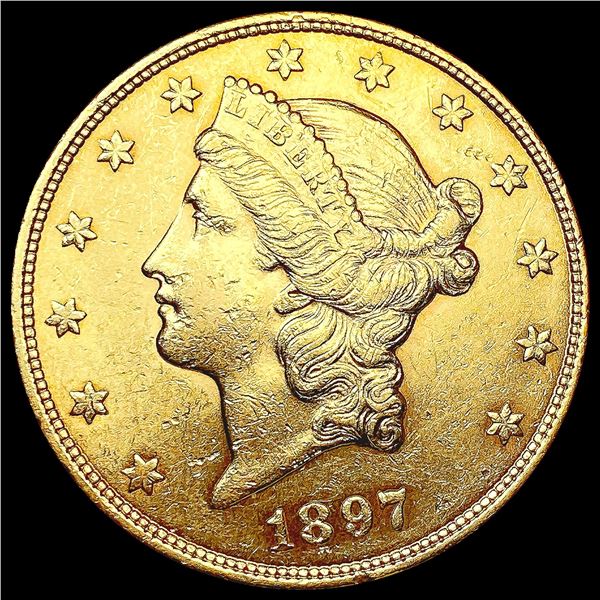 1897-S $20 Gold Double Eagle UNCIRCULATED