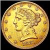 Image 1 : 1881 $5 Gold Half Eagle CLOSELY UNCIRCULATED