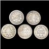 Image 2 : [5] Seated Lib Dimes [1840, 1870, 1873, 1874, 1891