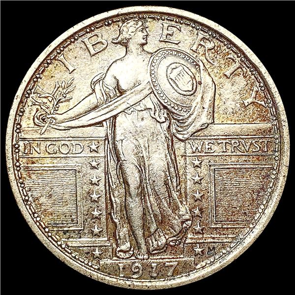 1917 FH Standing Liberty Quarter CHOICE AU
