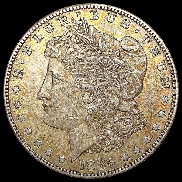 1885-S Morgan Silver Dollar CLOSELY UNCIRCULATED