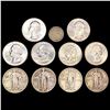 Image 1 : [11] Varied US Silver Coinage [1837, [2] 1917, 191