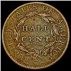 Image 2 : 1809 Classic Head Half Cent NICELY CIRCULATED