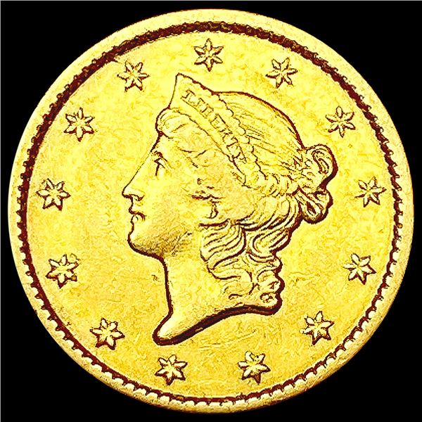 1849 Rare Gold Dollar CLOSELY UNCIRCULATED