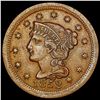 Image 1 : 1852 Braided Hair Large Cent CLOSELY UNCIRCULATED