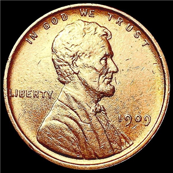 1909 RED Wheat Cent UNCIRCULATED