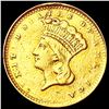Image 1 : 1856 Rare Gold Dollar NICELY CIRCULATED