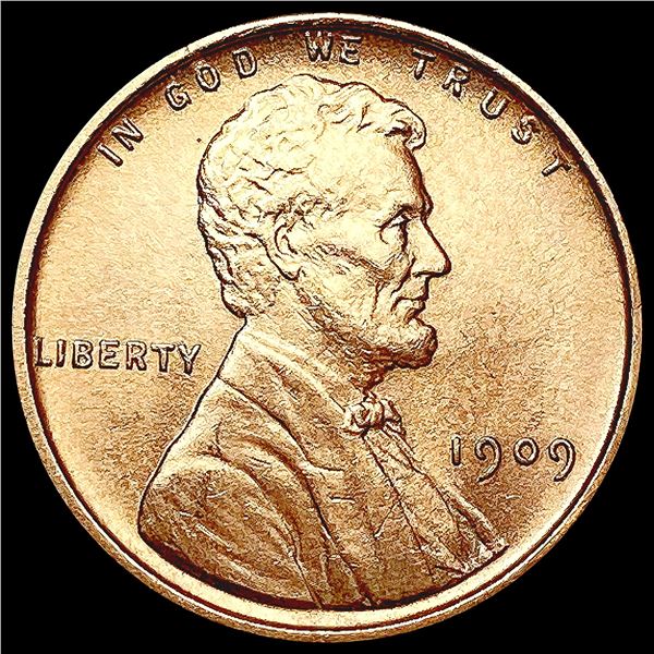 1909 VDB RED Wheat Cent CHOICE BU