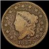 Image 1 : 1827 Coronet Head Large Cent NICELY CIRCULATED