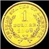 Image 2 : 1849 Rare Gold Dollar CLOSELY UNCIRCULATED