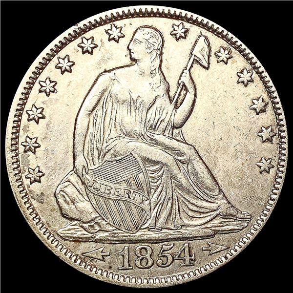 1854-O Arws Seated Liberty Half Dollar UNCIRCULATE