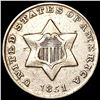 Image 1 : 1851 Silver Three Cent CLOSELY UNCIRCULATED