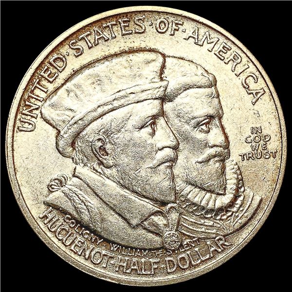 1924 Huguenot Half Dollar CLOSELY UNCIRCULATED