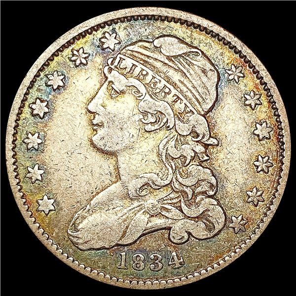 1834 Capped Bust Quarter LIGHTLY CIRCULATED
