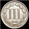 Image 2 : 1881 Nickel Three Cent CLOSELY UNCIRCULATED