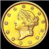 Image 1 : 1849 Rare Gold Dollar CLOSELY UNCIRCULATED