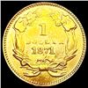 Image 2 : 1871 Rare Gold Dollar CLOSELY UNCIRCULATED