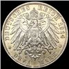 Image 2 : 1914 Bavaria Silver 3 Mark CLOSELY UNCIRCULATED