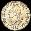 Image 1 : 1961 Confederate Silver 1 Cent HIGH GRADE