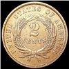 Image 2 : 1866 RED Two Cent Piece UNCIRCULATED