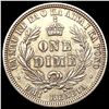 Image 2 : 1883 Kingdom of Hawaii Dime CLOSELY UNCIRCULATED