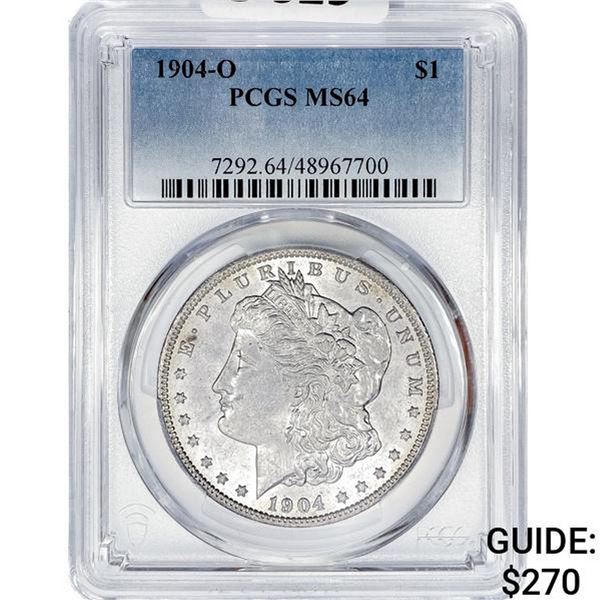 1904-O Morgan Silver Dollar PCGS MS64